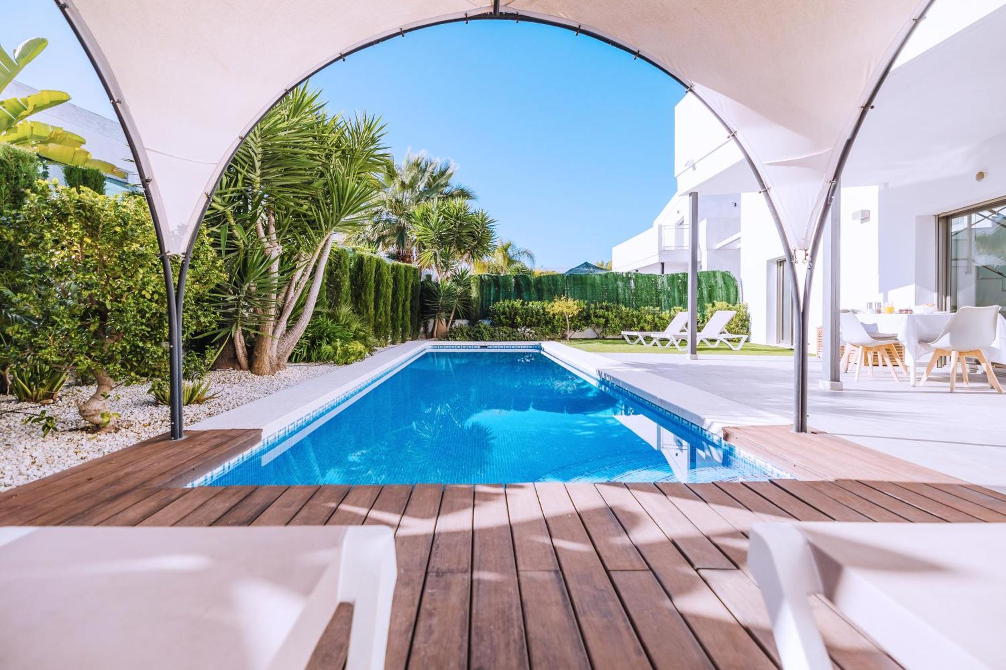Casa Coco Stylisches Beachhouse Mit Pool & Sundeck Els Poblets Denia Exteriér fotografie